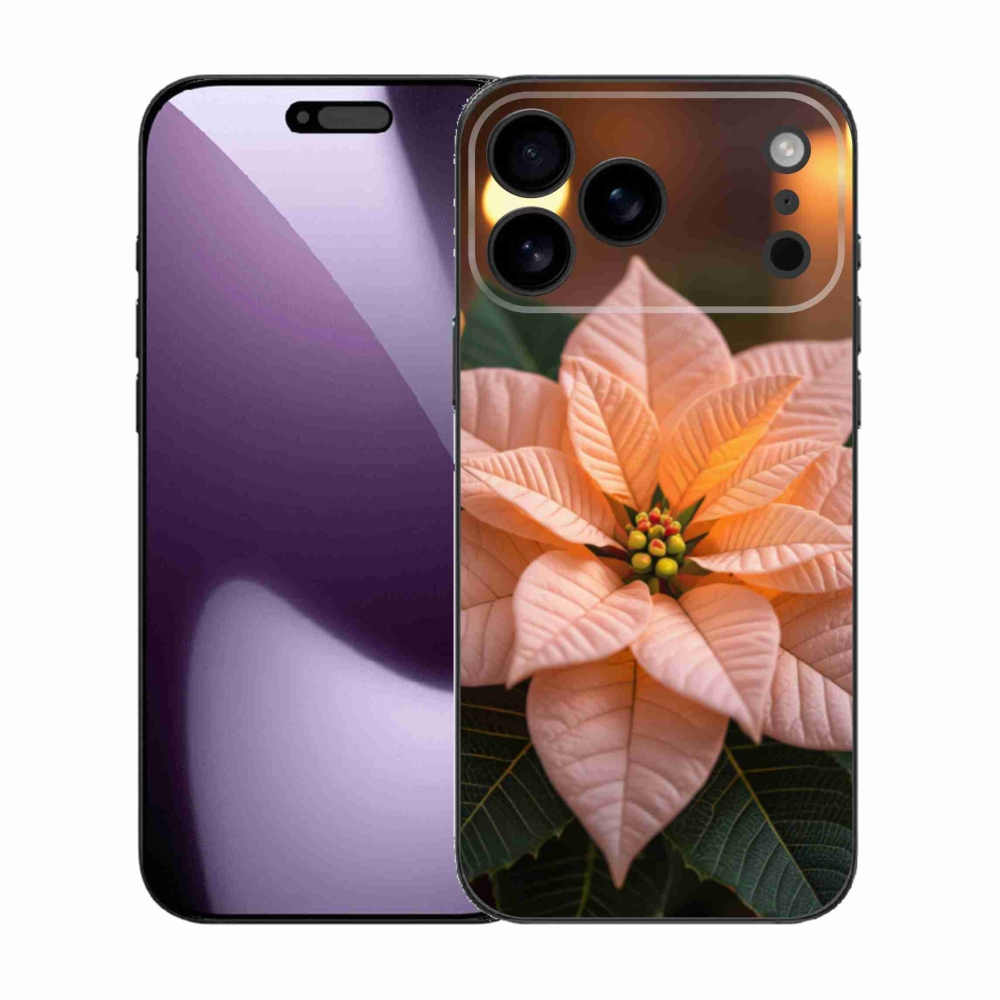 Zselés borítás mmCase iPhone 17 Pro Max készülékhez - mikulásvirág