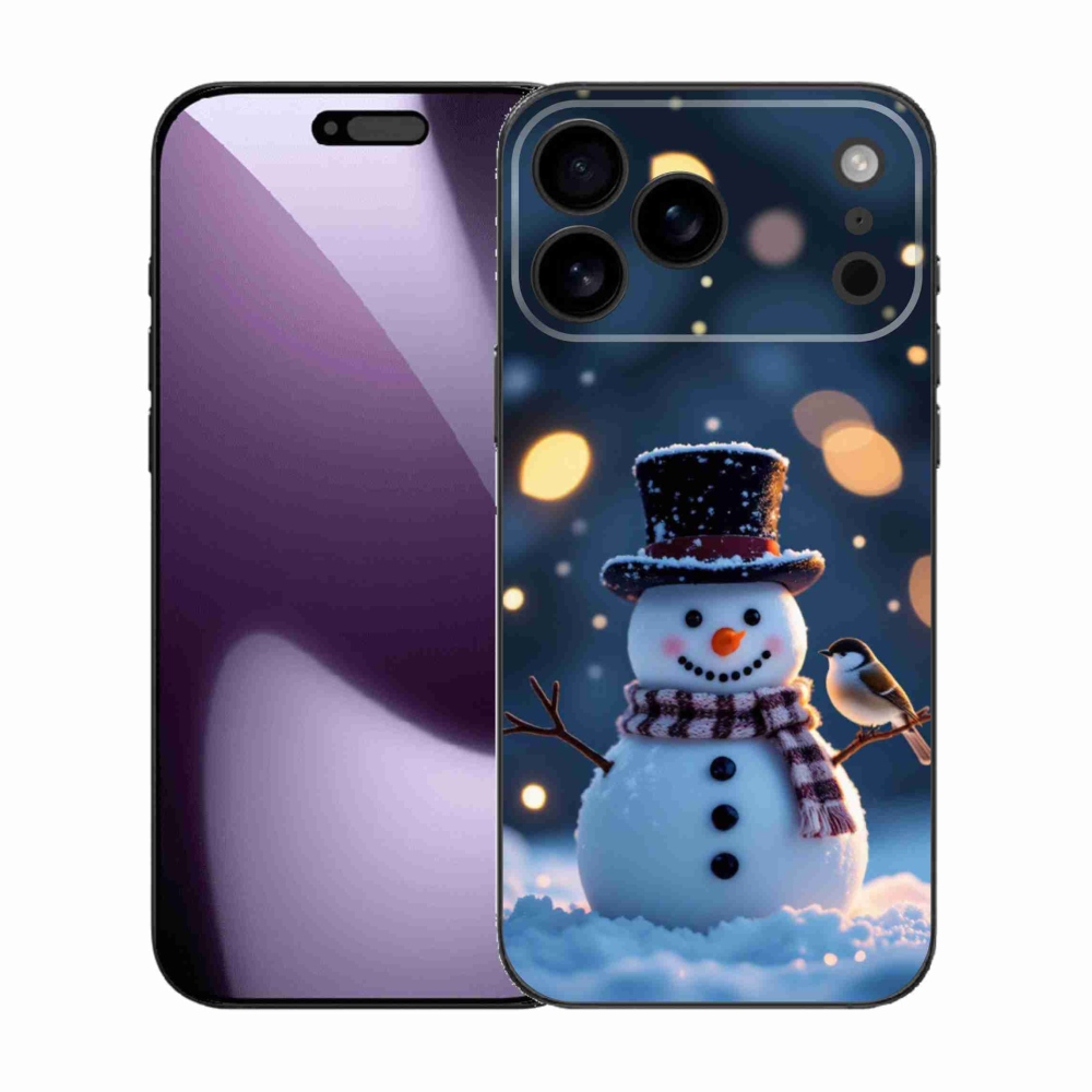 mmCase gél tok az iPhone 17 Pro Max-hoz – karácsonyi hóember