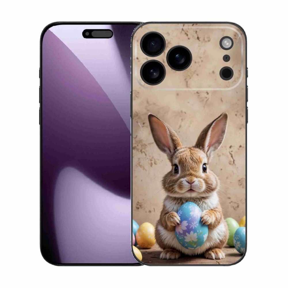 mmCase gél tok az iPhone 17 Pro Max-hoz – húsvéti nyuszi