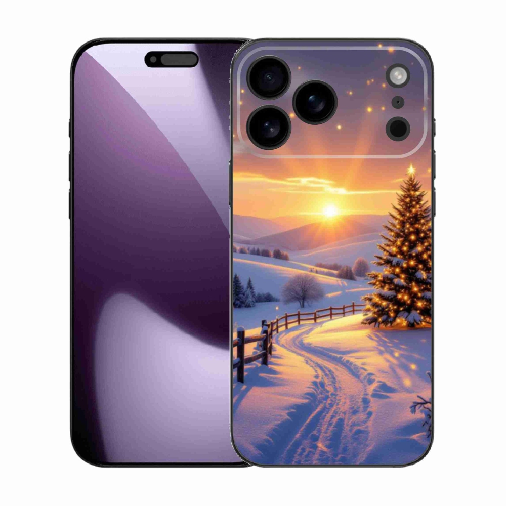 Zselés borítás mmCase iPhone 17 Pro Max készülékhez - téli tájkép