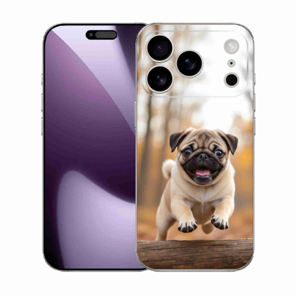 Zselés borítás mmCase iPhone 17 Pro készülékhez - mopsz 2