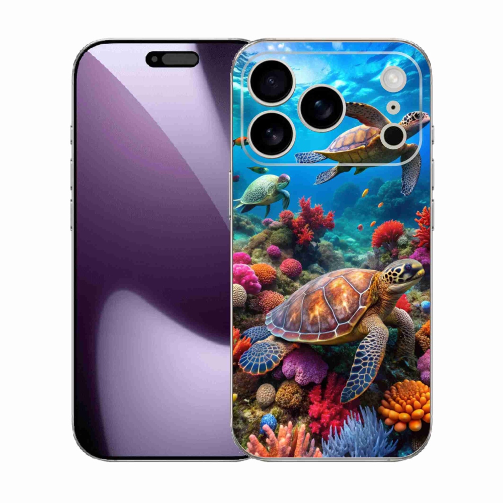 Zselés borítás mmCase iPhone 17 Pro készülékhez - Sea World 2