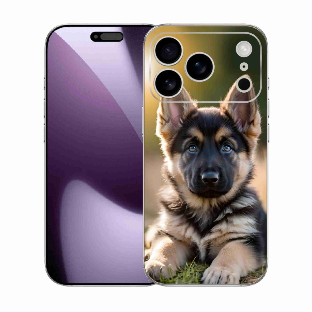 mmCase gél tok az iPhone 17 Pro-hoz – német juhászkutya a természetben