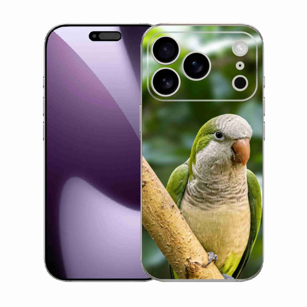 Zselés borítás mmCase iPhone 17 Pro készülékhez - papagáj