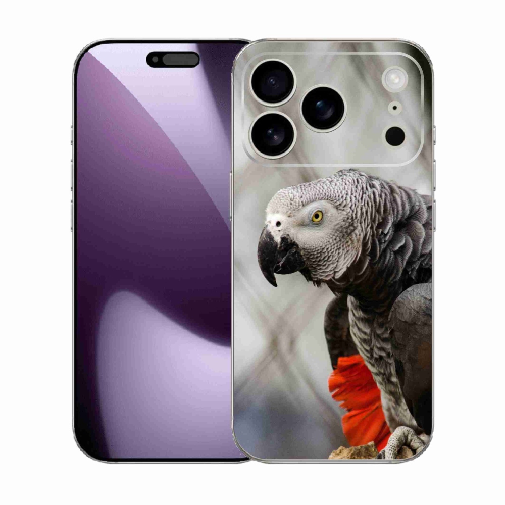 mmCase gél tok az iPhone 17 Pro-hoz – szuka papagáj 3
