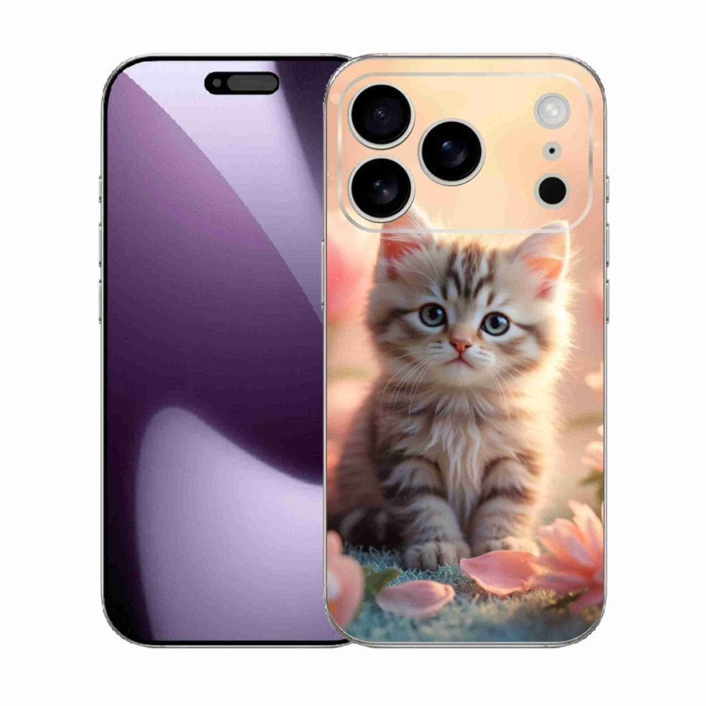Gél borítás mmCase iPhone 17 Pro készülékhez - aranyos cica 8