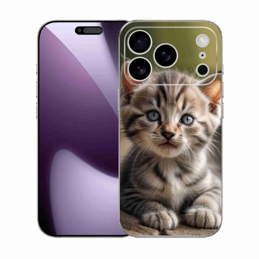 Gél borítás mmCase iPhone 17 Pro készülékhez - aranyos cica 9