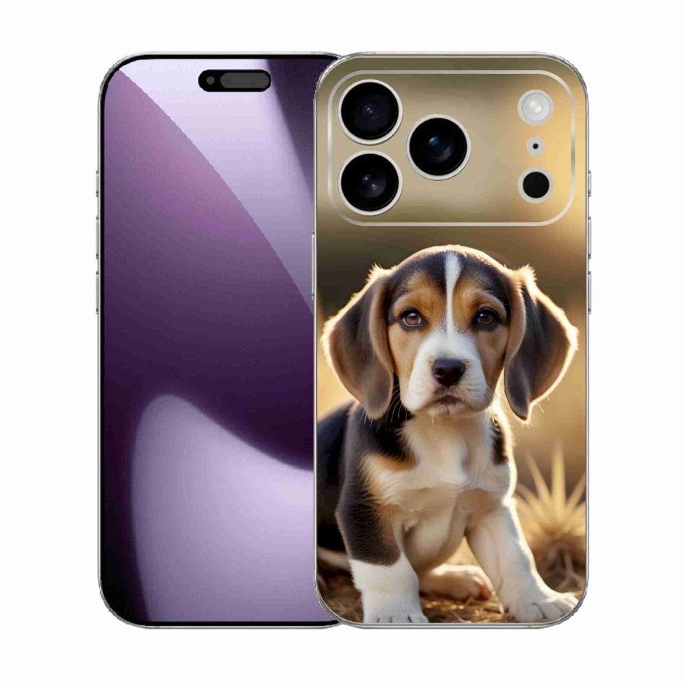 mmCase gél tok az iPhone 17 Pro-hoz – aranyos beagle