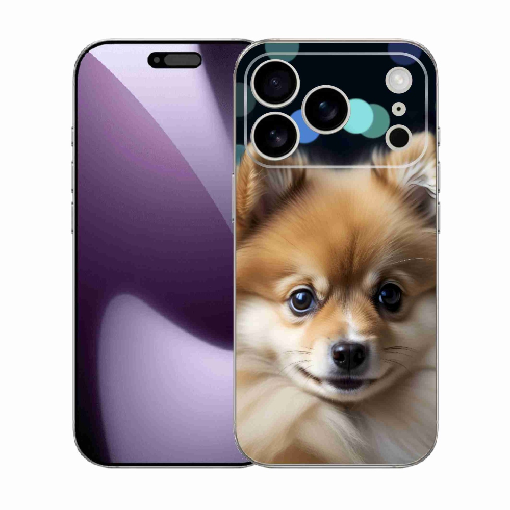mmCase gél tok az iPhone 17 Pro-hoz – aranyos pomerániai