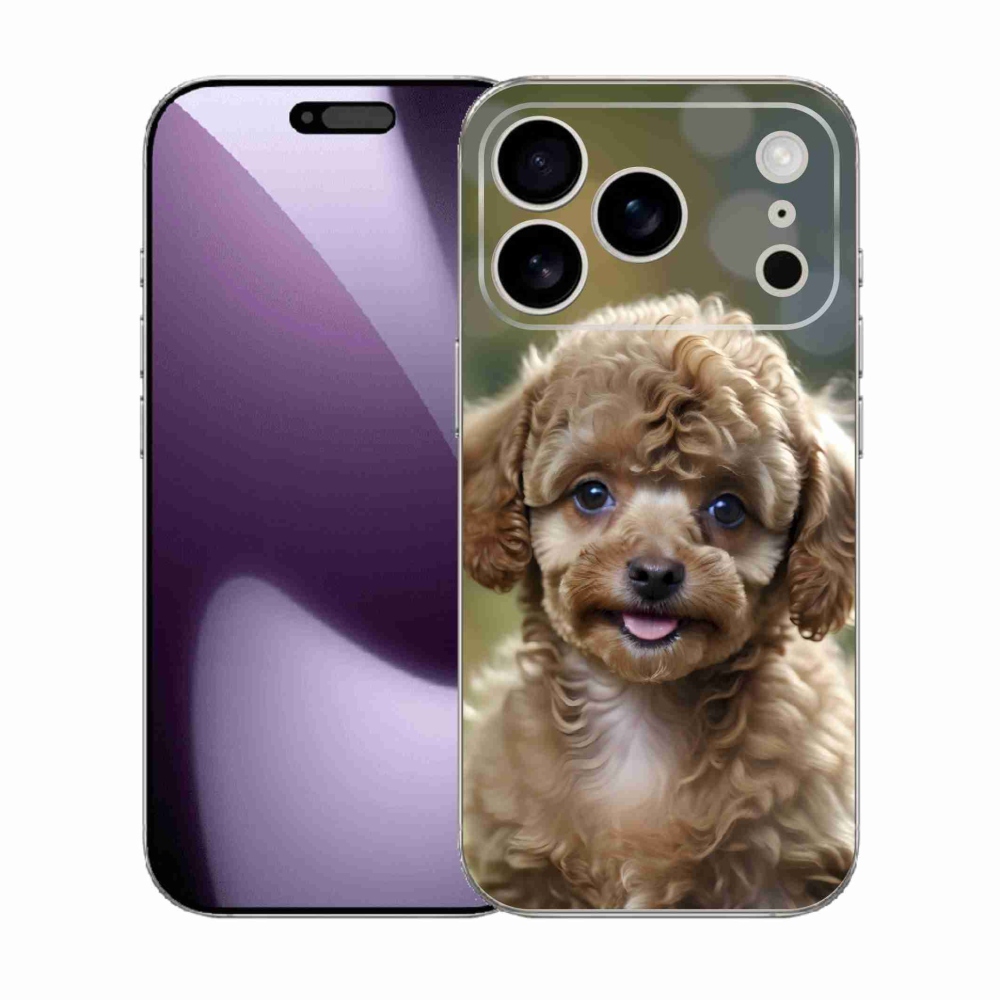 mmCase gél tok az iPhone 17 Pro-hoz – aranyos pudli