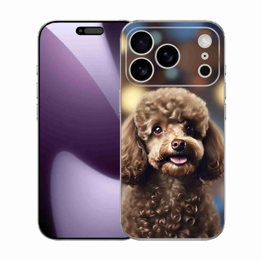 mmCase gél tok az iPhone 17 Pro-hoz – aranyos pudli
