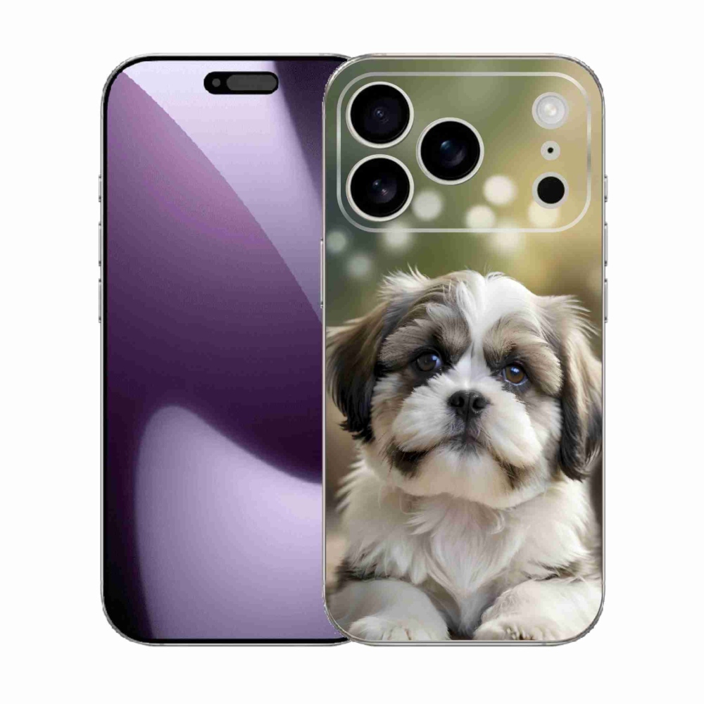 mmCase gél tok az iPhone 17 Pro-hoz – aranyos shih-tzu