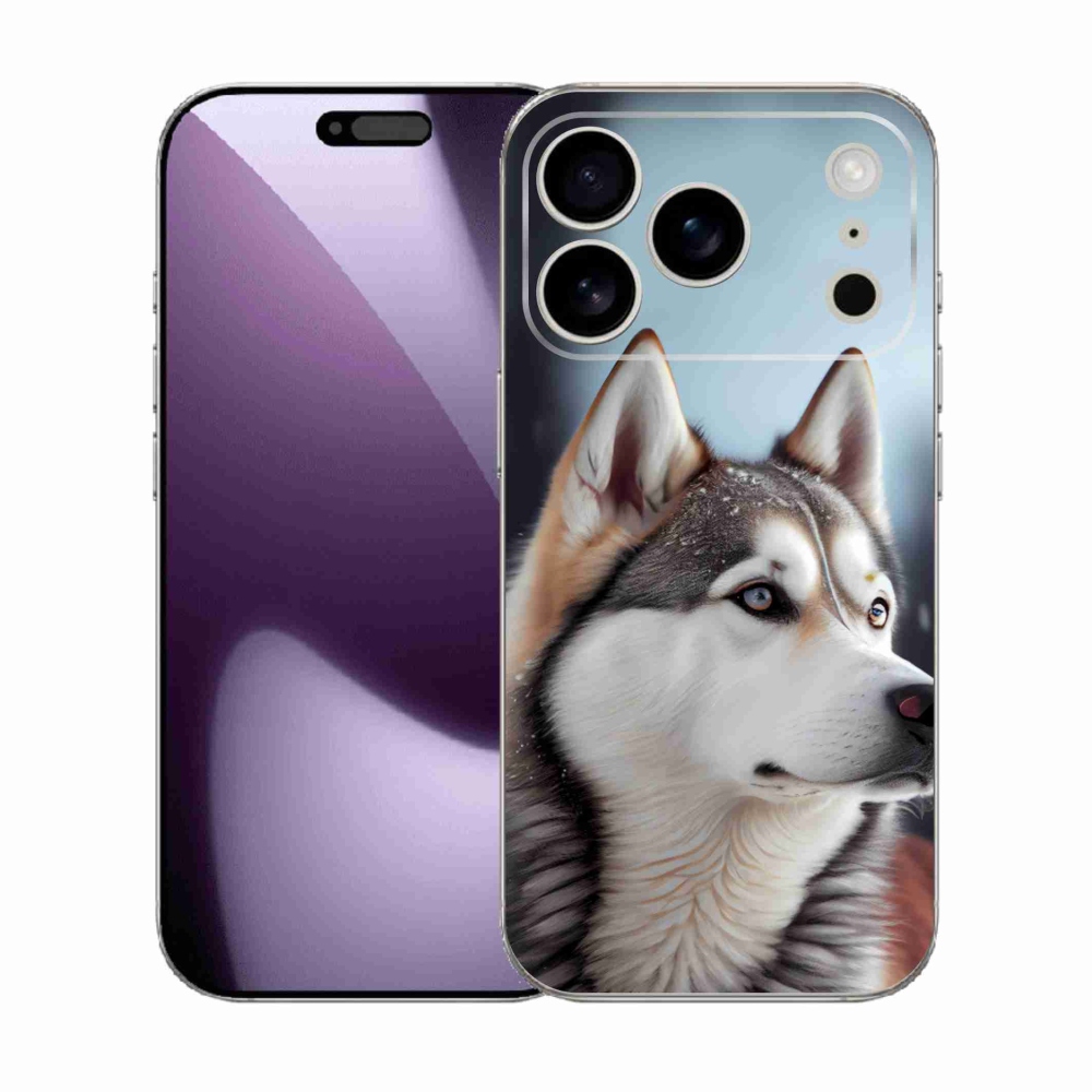 mmCase gél tok az iPhone 17 Pro-hoz – szibériai husky