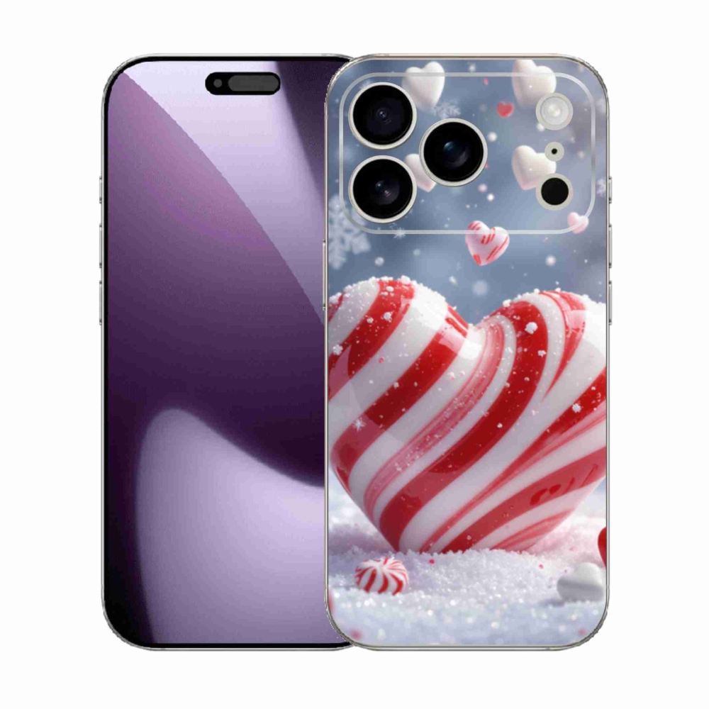 Zselés borítás mmCase iPhone 17 Pro készülékhez - édes szívecske