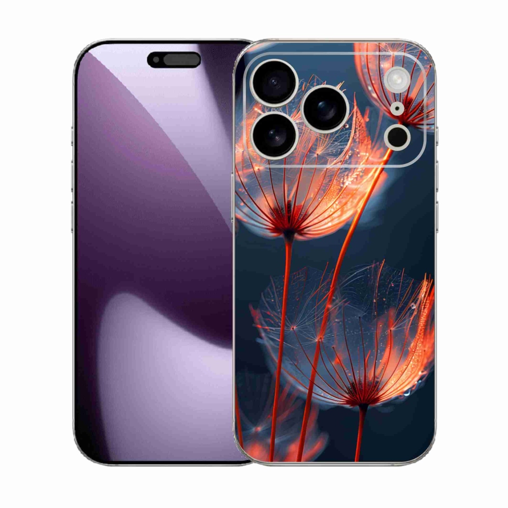 Gél borítás mmCase iPhone 17 Pro készülékhez - Világító pehely