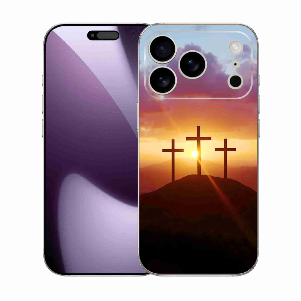 Zselés borítás mmCase iPhone 17 Pro készülékhez - három kereszt