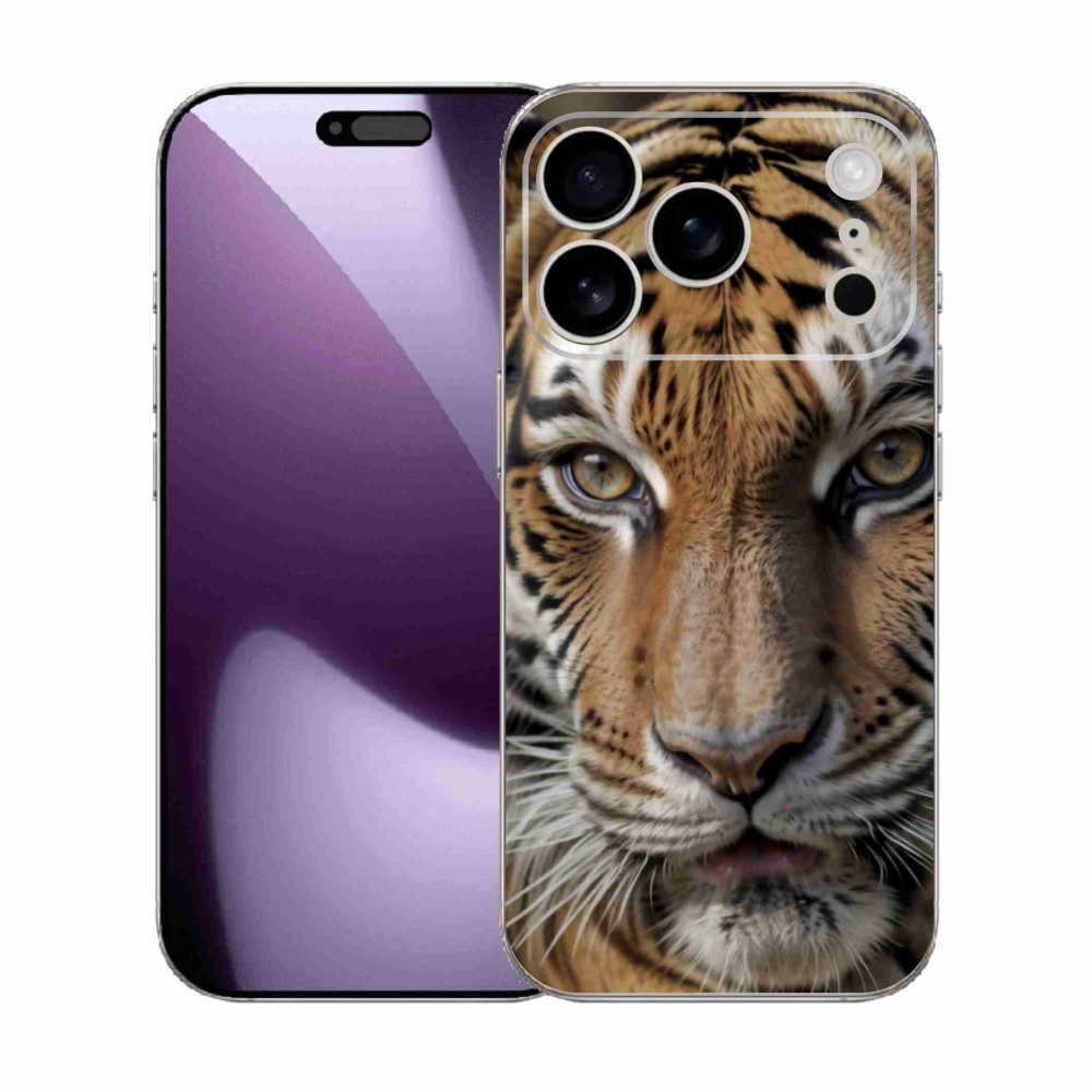 Gél borítás mmCase iPhone 17 Pro készülékhez - Tigris nézet