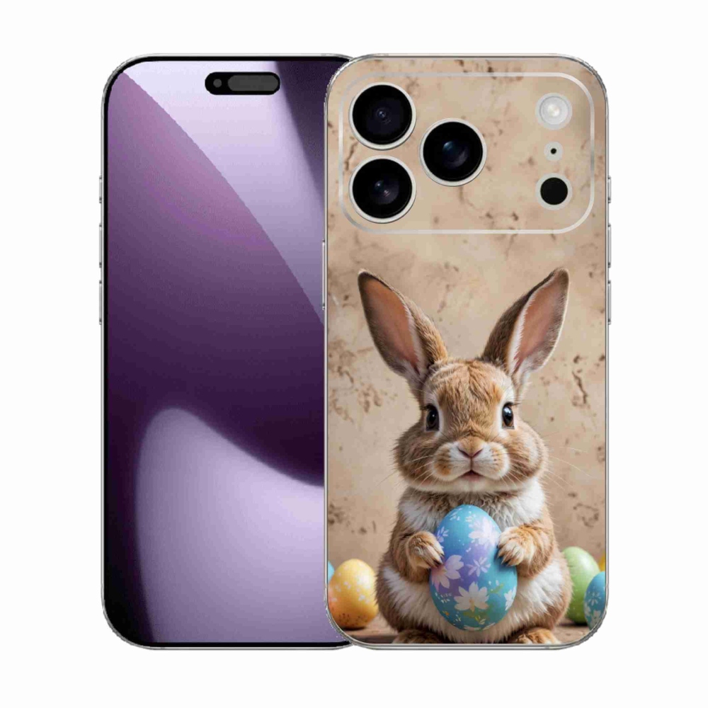 mmCase gél tok az iPhone 17 Pro-hoz – húsvéti nyuszi