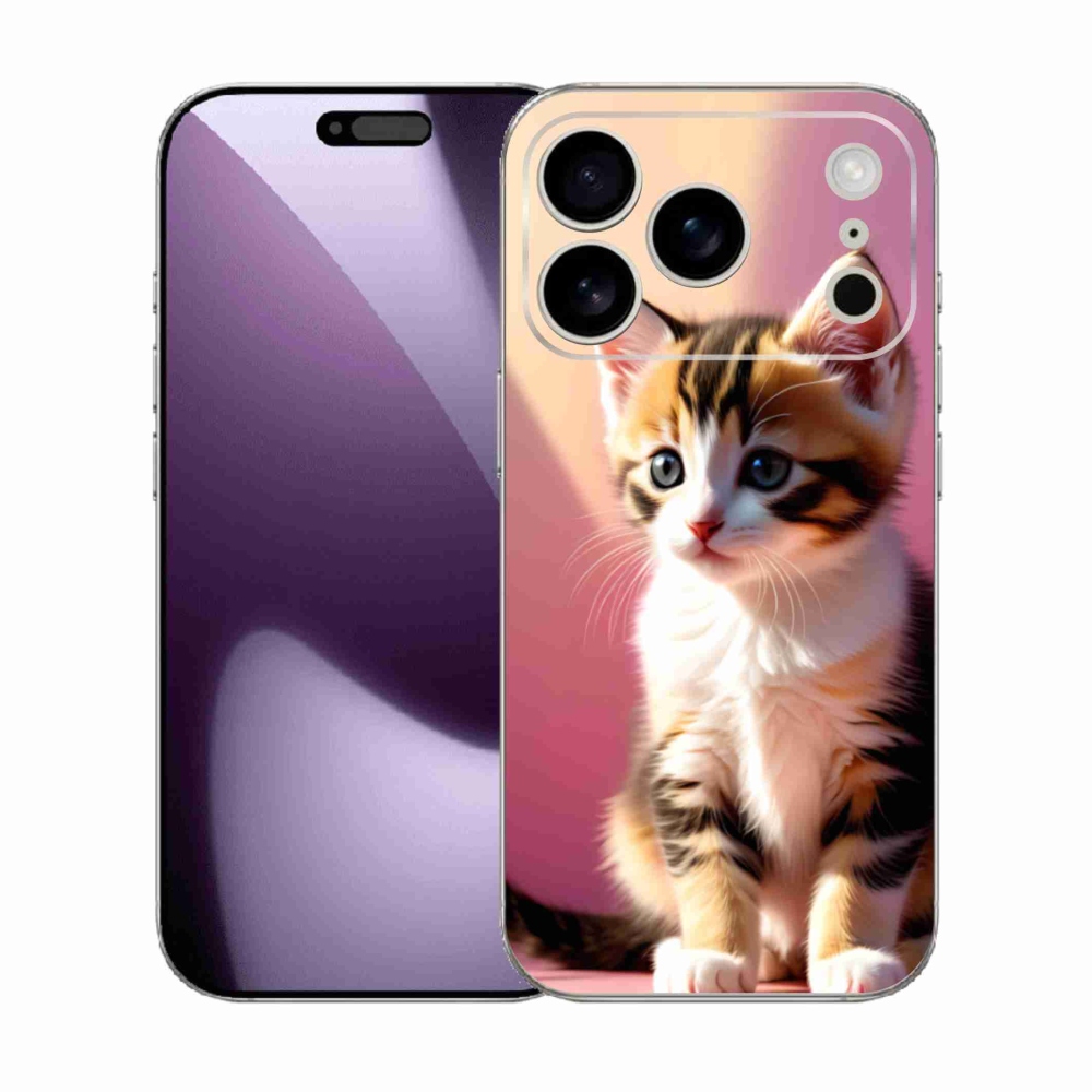 Gél borítás mmCase iPhone 17 Pro készülékhez - kíváncsi cica 2