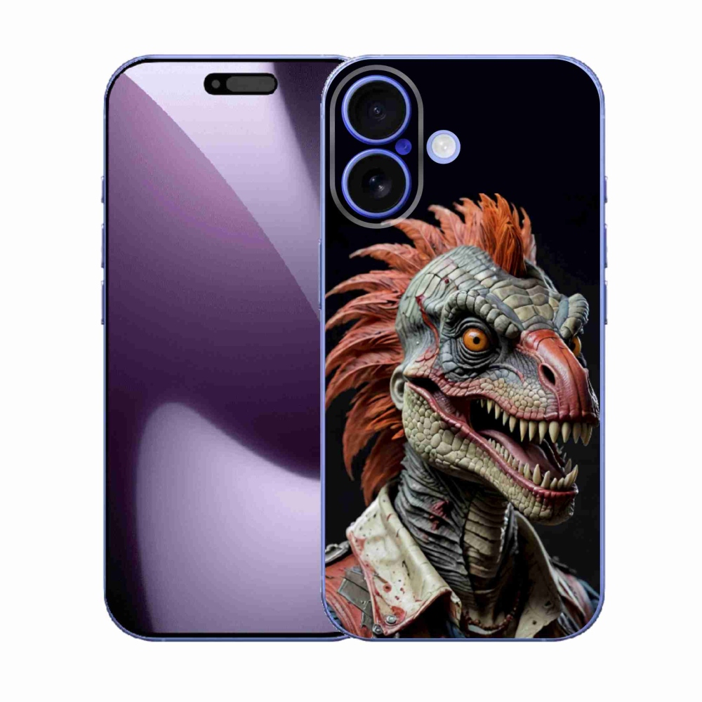 mmCase gél tok az iPhone 17-hez – punk dinoszaurusz