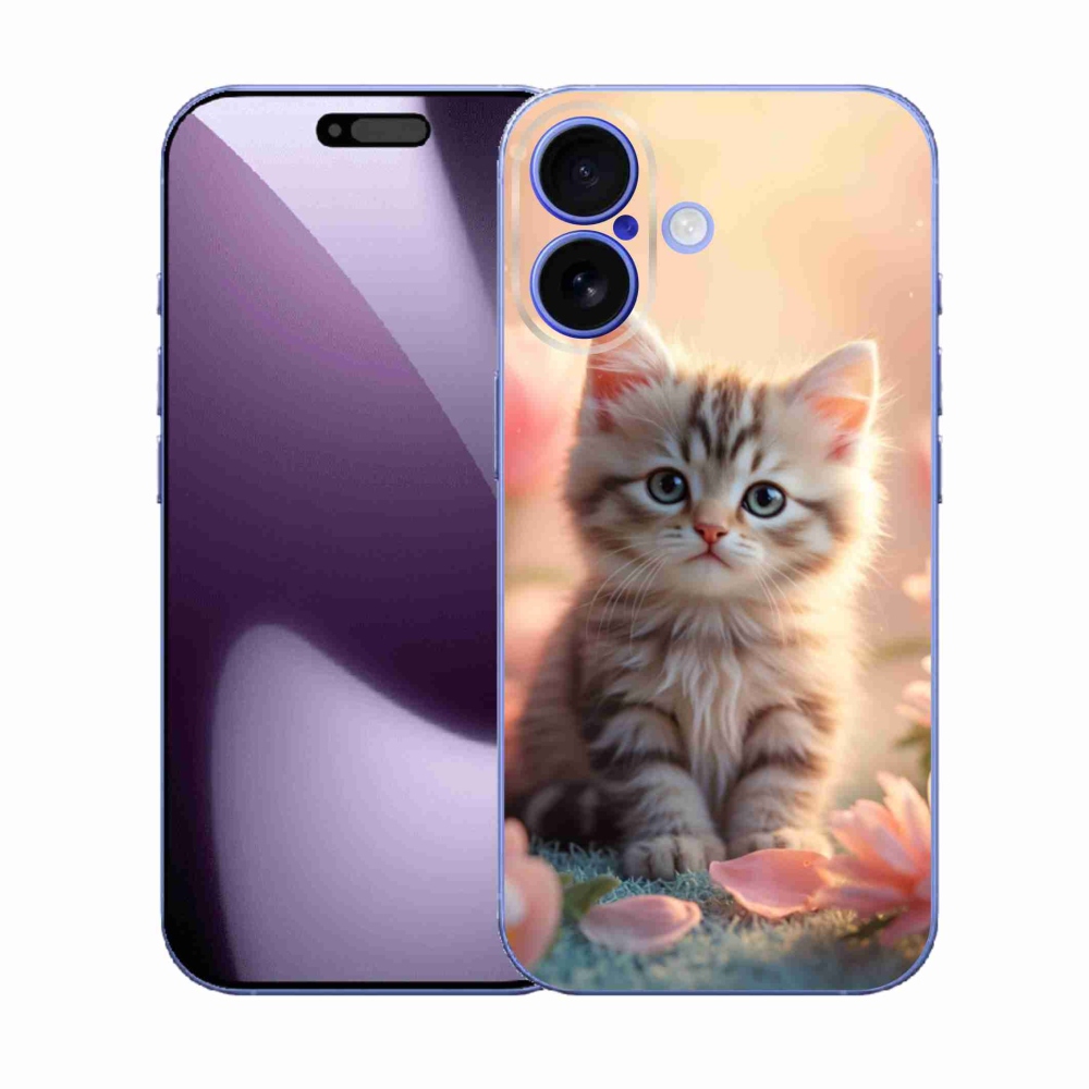 Gél borítás mmCase iPhone 17 készülékhez - aranyos cica 8