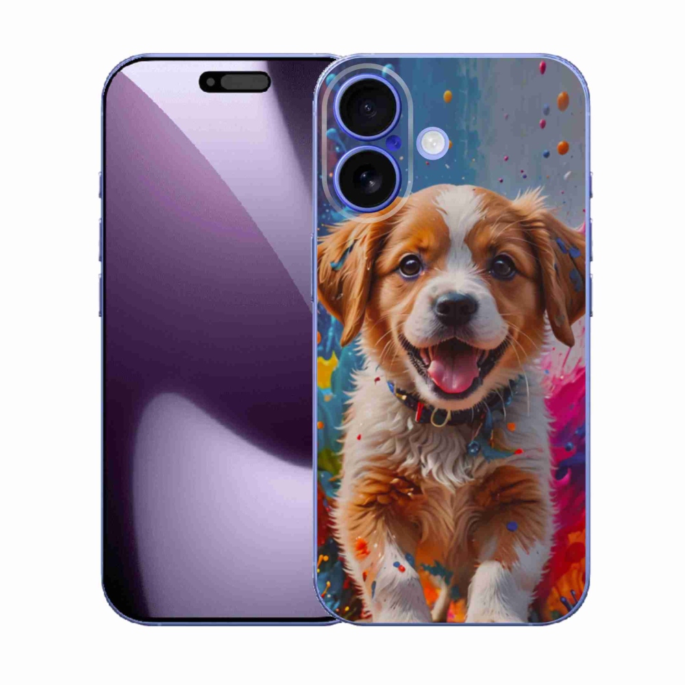 Gél borítás mmCase iPhone 17 készülékhez - aranyos kiskutya 3