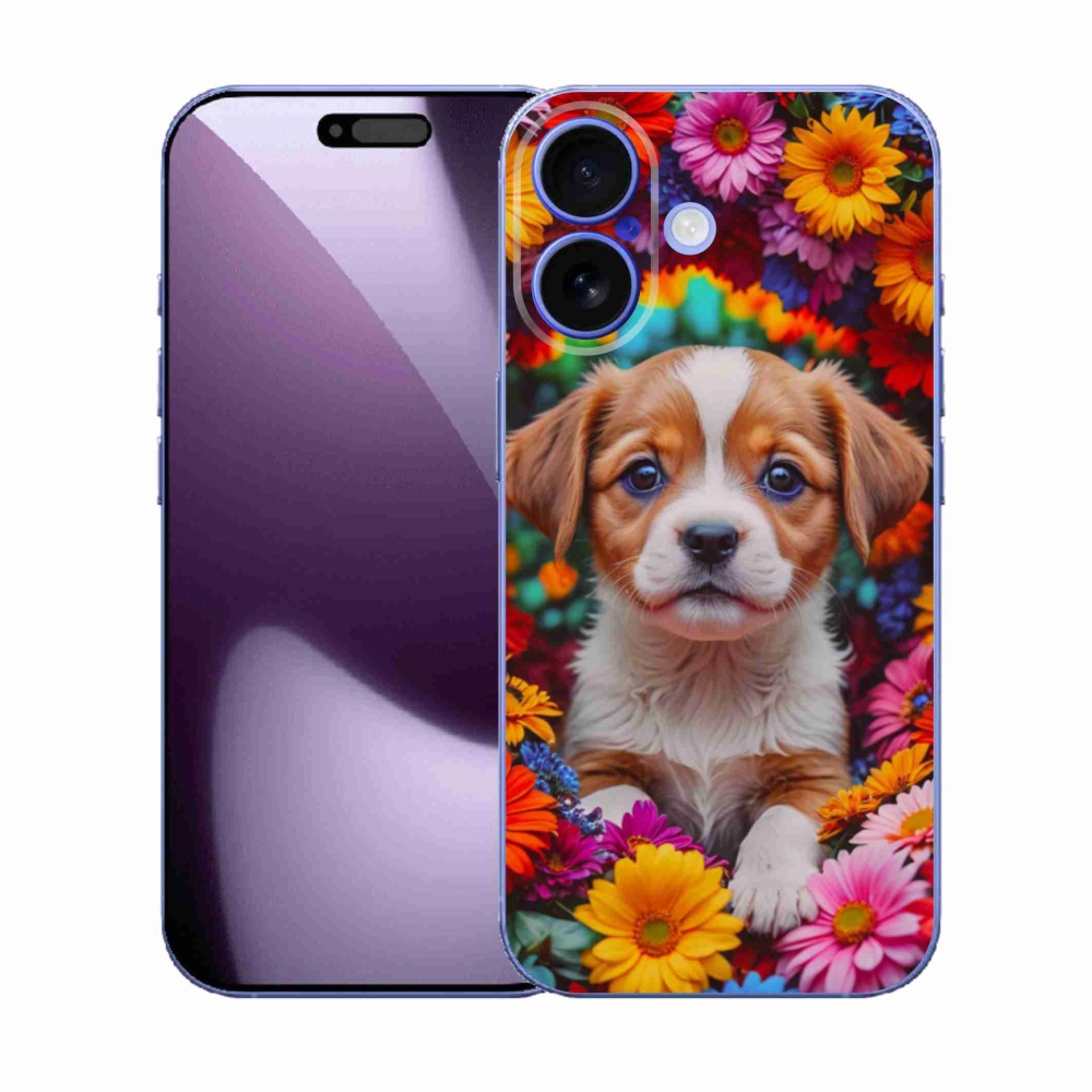 Gél borító mmCase iPhone 17 készülékhez - aranyos kiskutya