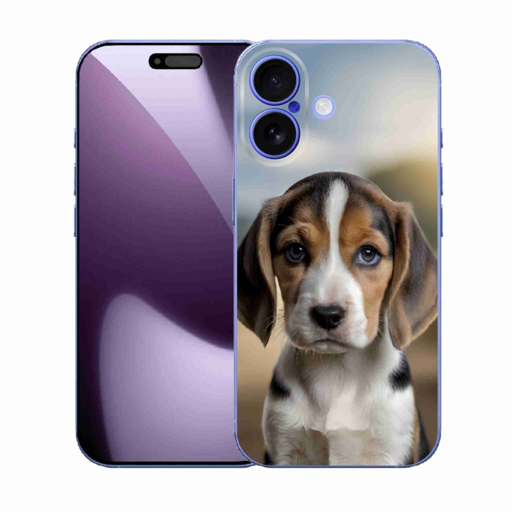 mmCase gél tok az iPhone 17-hez – aranyos beagle