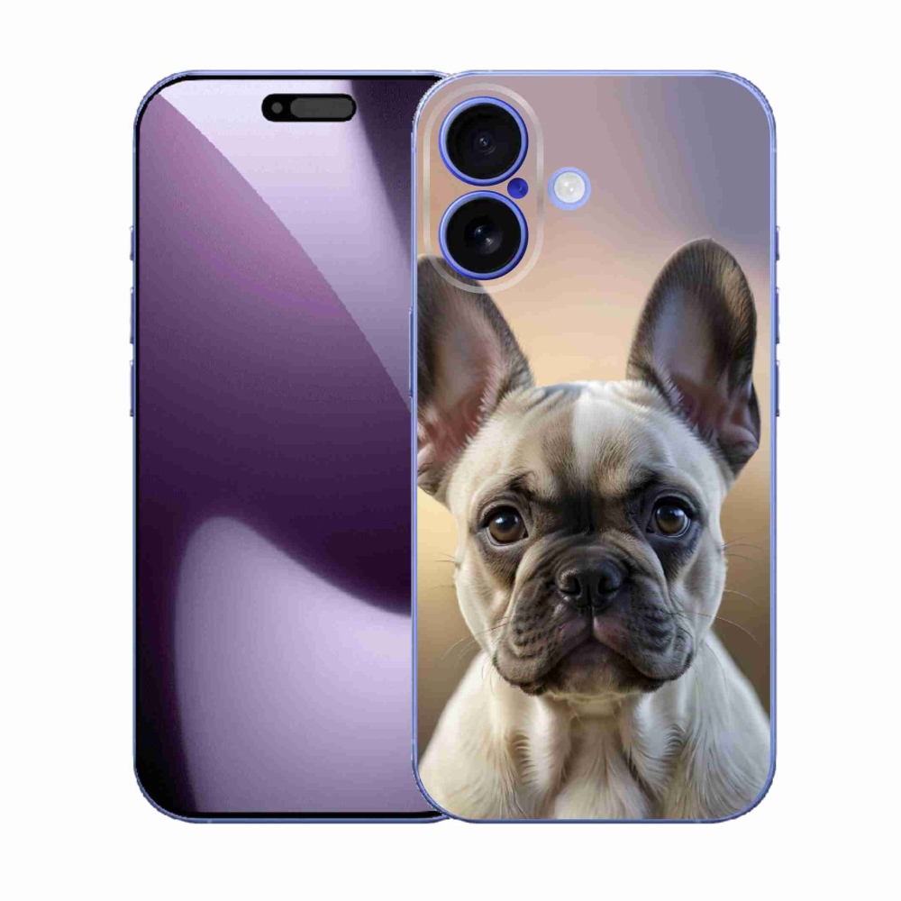 mmCase gél tok az iPhone 17-hez – aranyos francia buldog