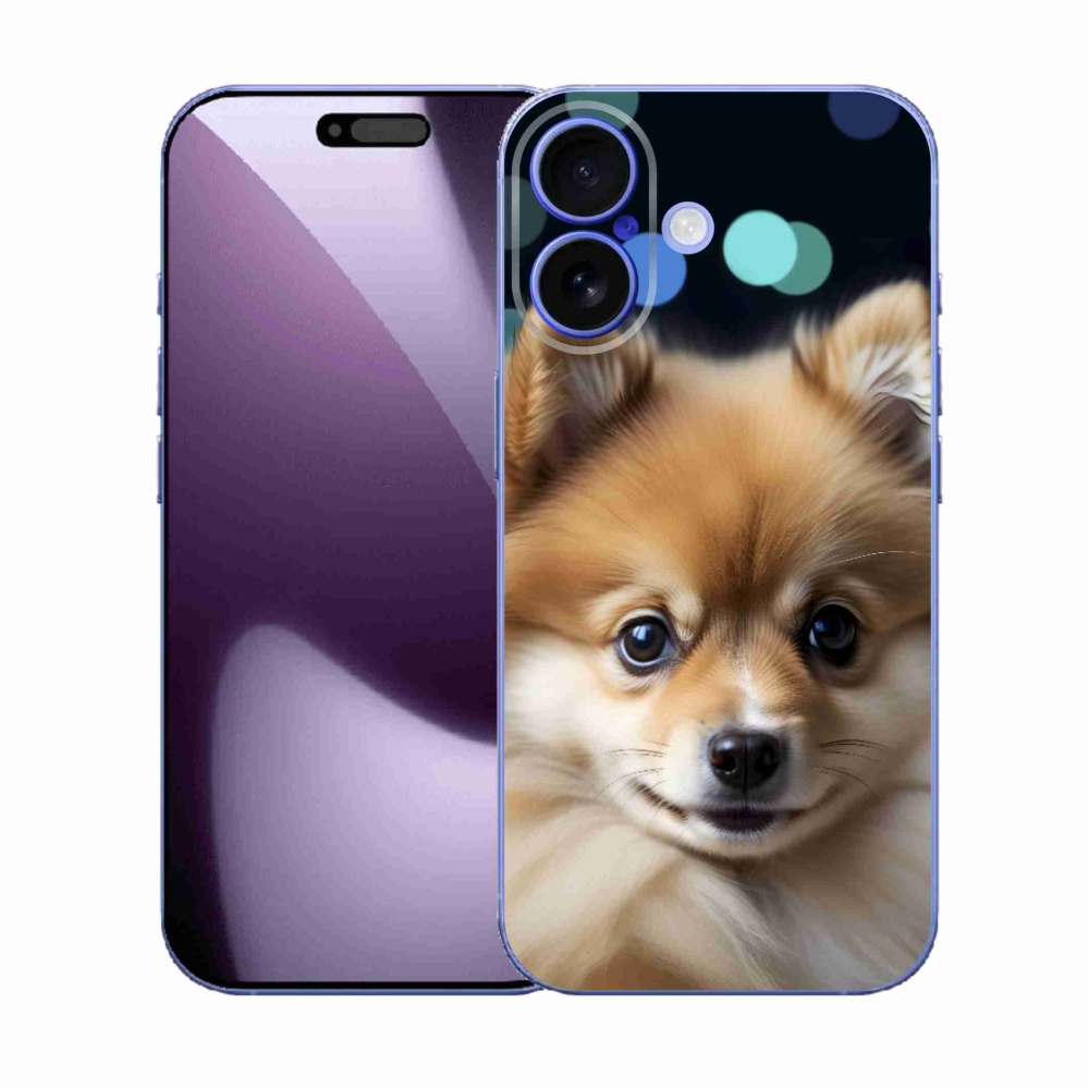mmCase gél tok az iPhone 17-hez – aranyos pomerániai