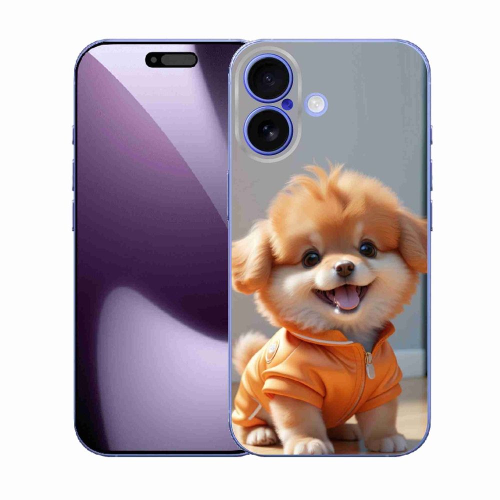 mmCase gél tok az iPhone 17-hez – aranyos pomerániai pulóverben