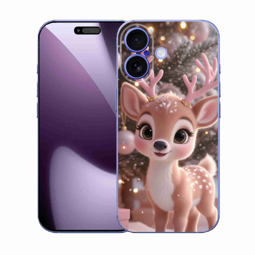 Zselés borítás mmCase iPhone 17 készülékhez - aranyos rénszarvas