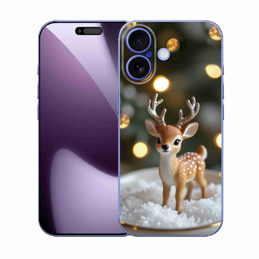mmCase gél tok az iPhone 17-hez – aranyos karácsonyi szarvas