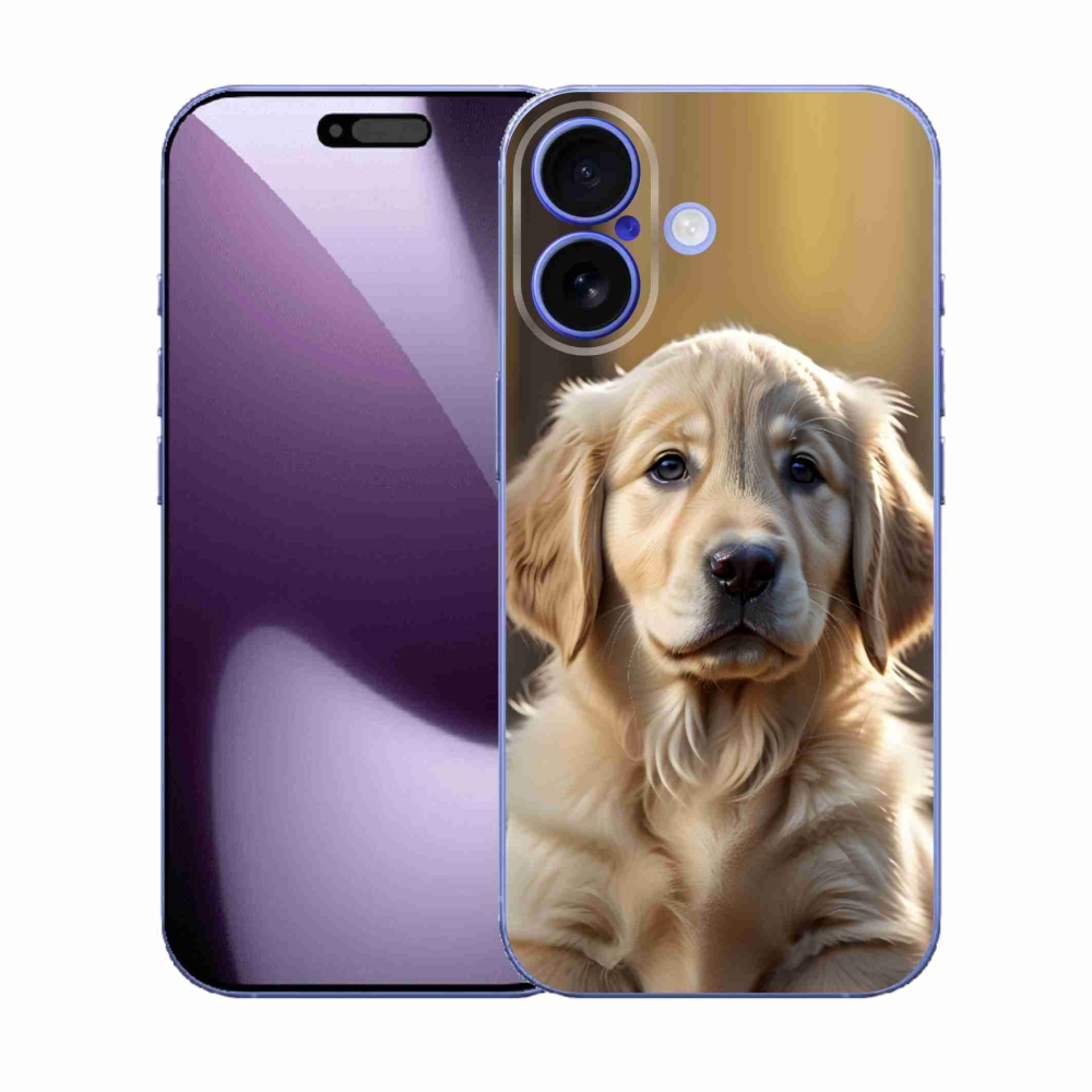 mmCase gél tok az iPhone 17-hez – aranyos arany retriever