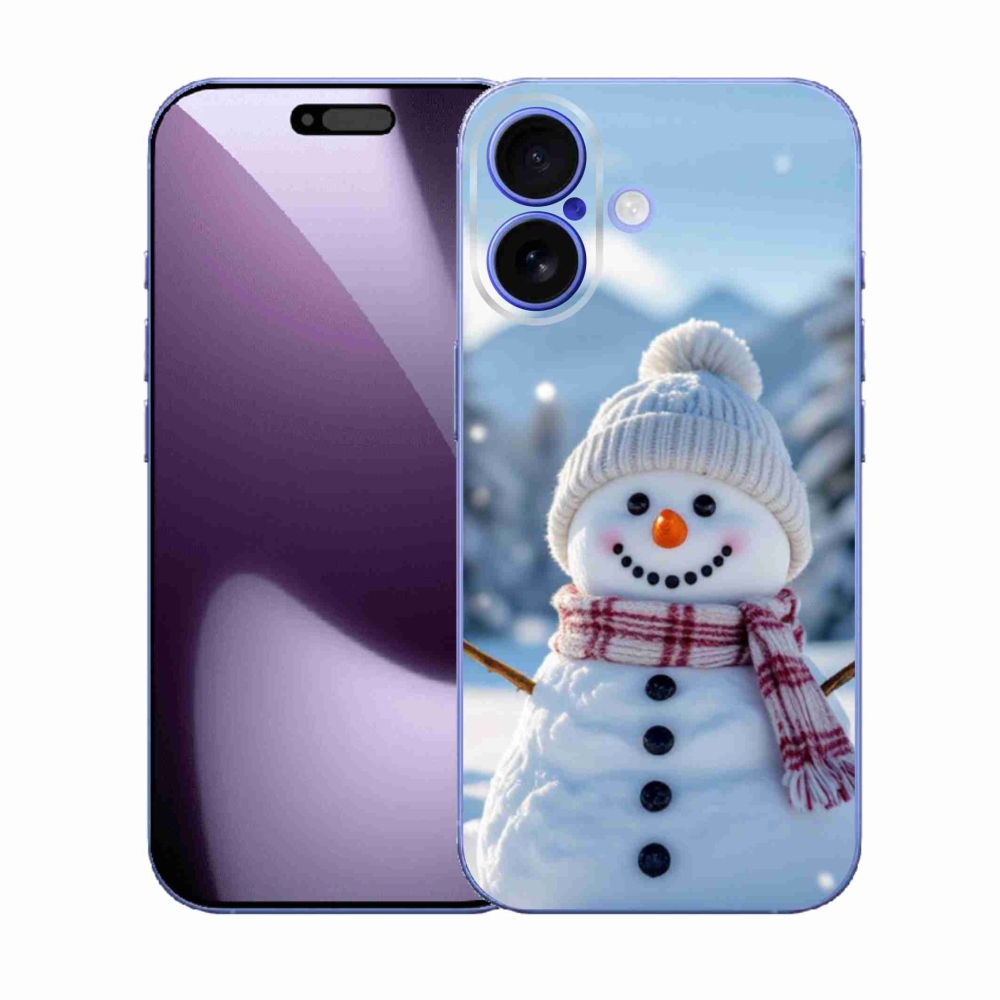 Gél borítás mmCase iPhone 17 készülékhez - hóember 3