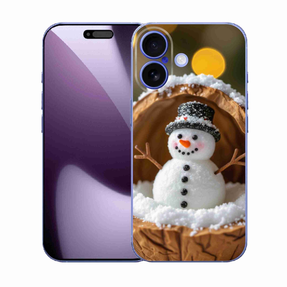 Gél borítás mmCase iPhone 17 készülékhez - hóember 4