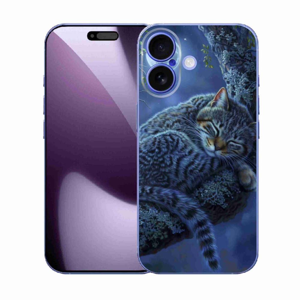 Gél borítás mmCase iPhone 17 készülékhez - alvó macska