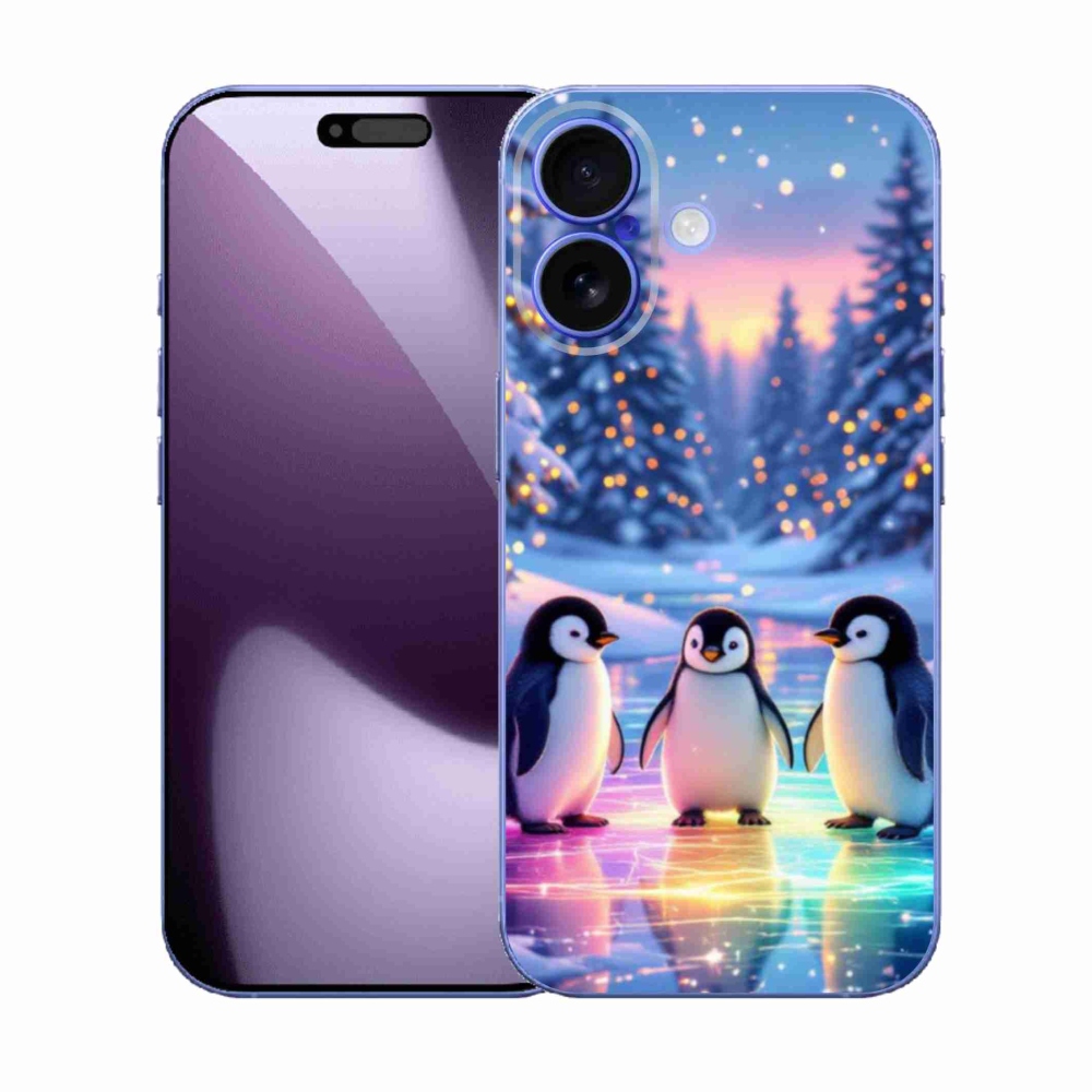Gél borítás mmCase iPhone 17 készülékhez - pingvinek