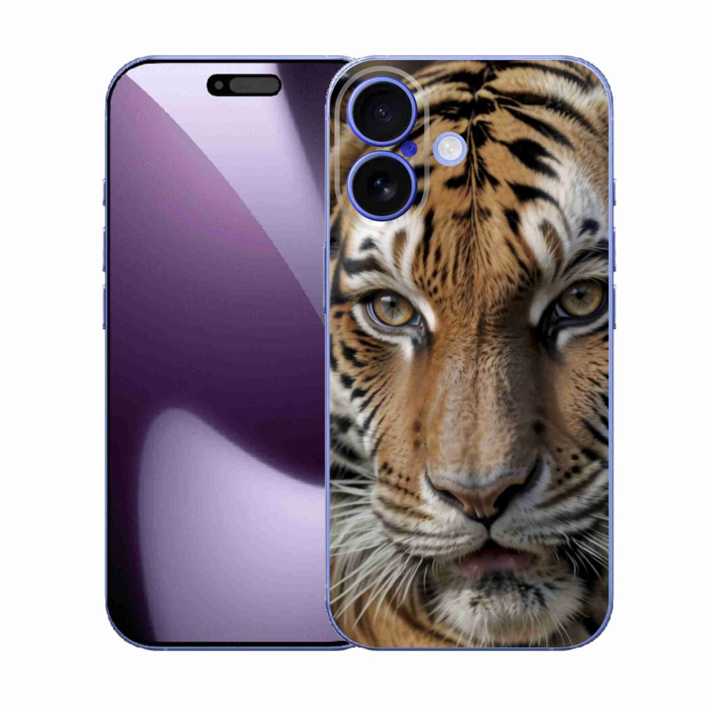 Zselés borítás mmCase iPhone 17 készülékhez - tigris nézet