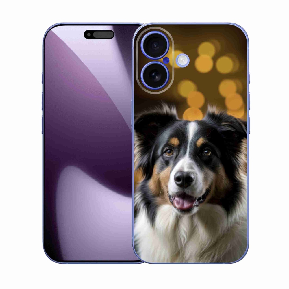 mmCase gél tok az iPhone 17-hez – mosolygós ausztrál juhászkutya