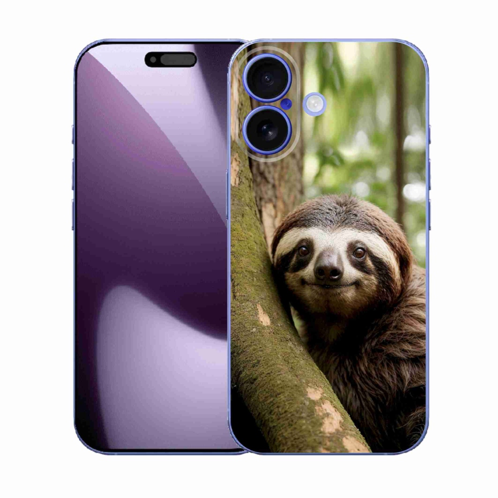 mmCase gél tok az iPhone 17-hez – mosolygós lajhár