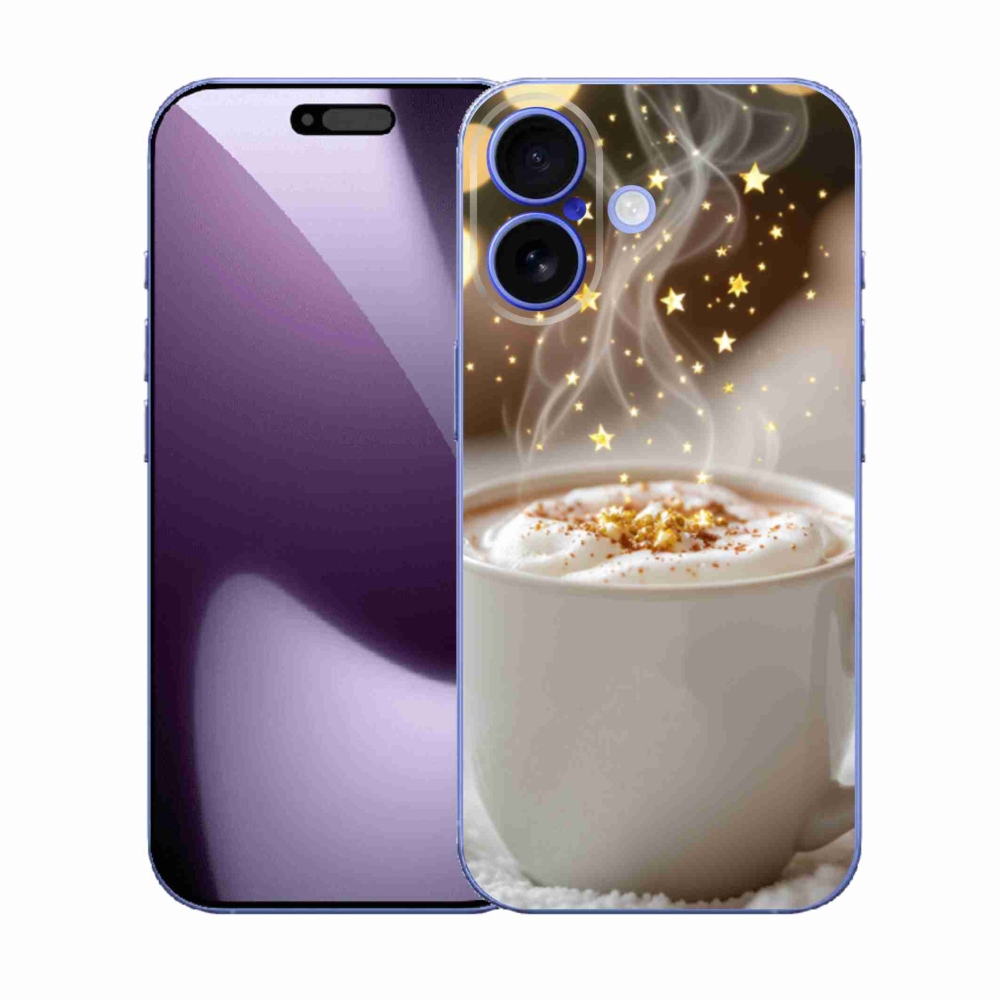 Gél borítás mmCase iPhone 17 készülékhez - Karácsonyi forró ital