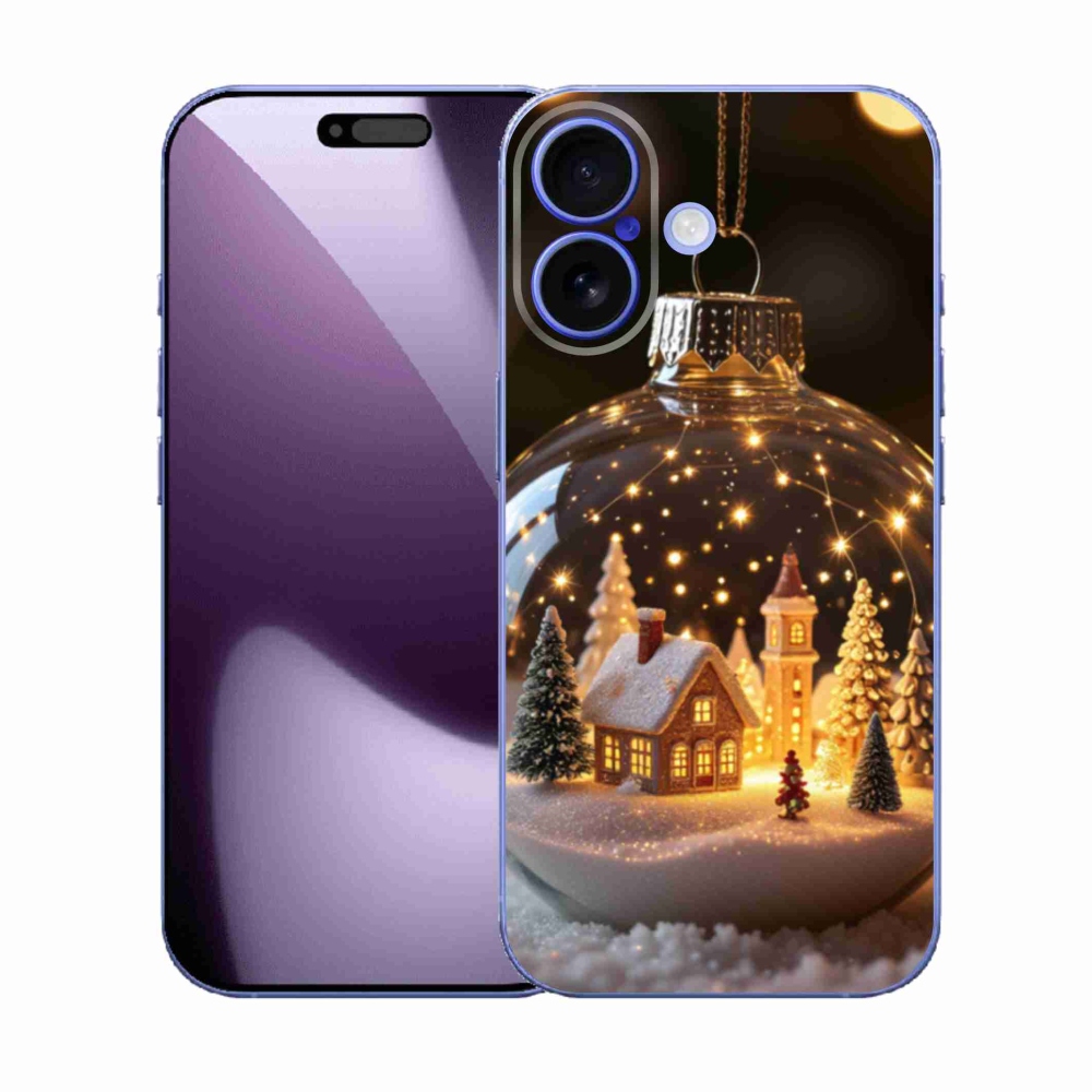 Gél borítás mmCase iPhone 17 készülékhez - Karácsonyi gömb 3