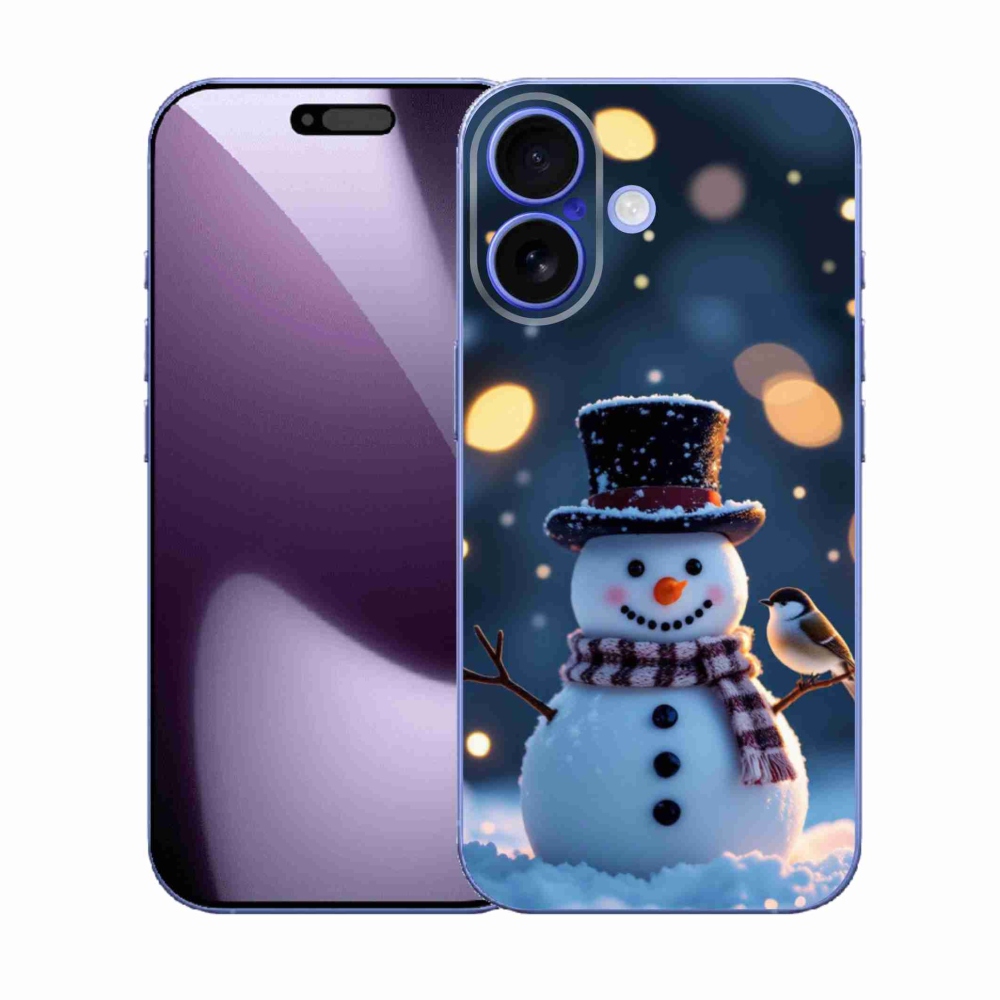 mmCase gél tok az iPhone 17-hez – karácsonyi hóember