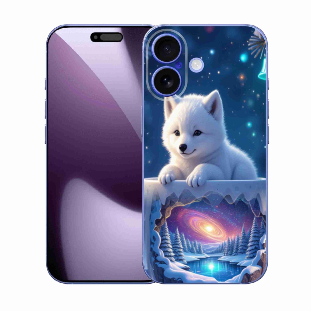 Gél borítás mmCase iPhone 17 készülékhez - Karácsonyi kiskutya