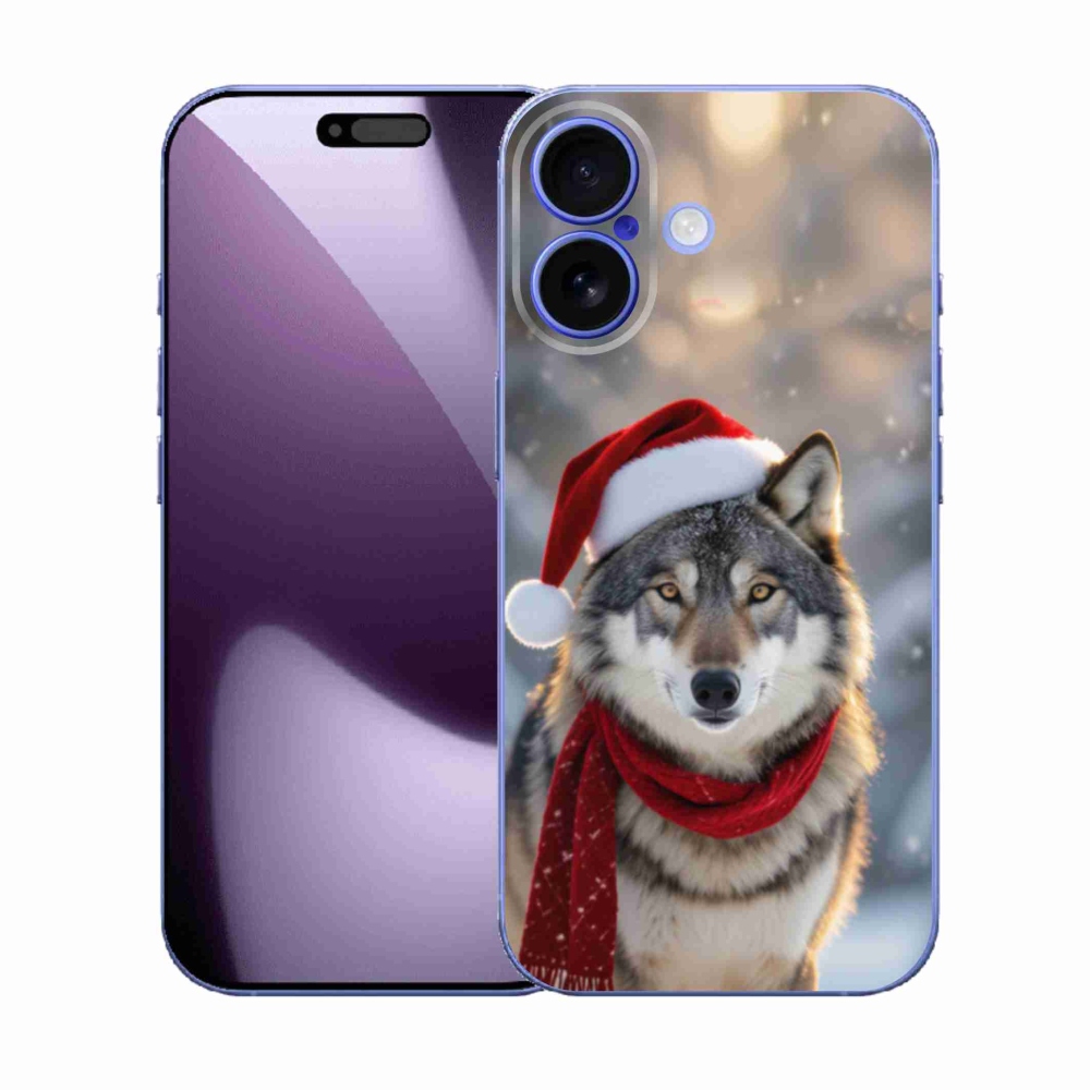 Gél borítás mmCase iPhone 17 készülékhez - Karácsonyi farkas