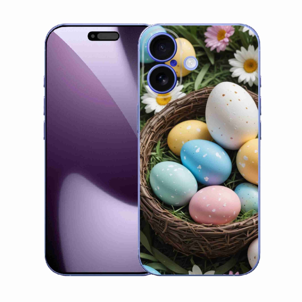 Zselés borítás mmCase iPhone 17 készülékhez - Húsvéti tojások 2