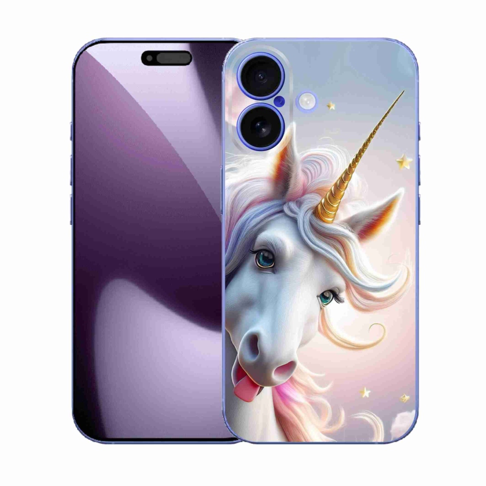mmCase gél tok az iPhone 17-hez – vidám egyszarvú