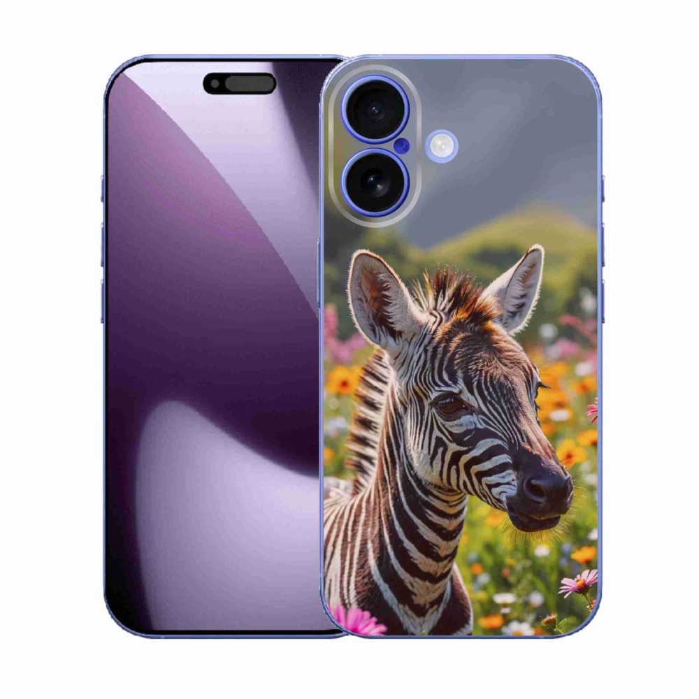 mmCase gél tok az iPhone 17-hez – zebra a réten