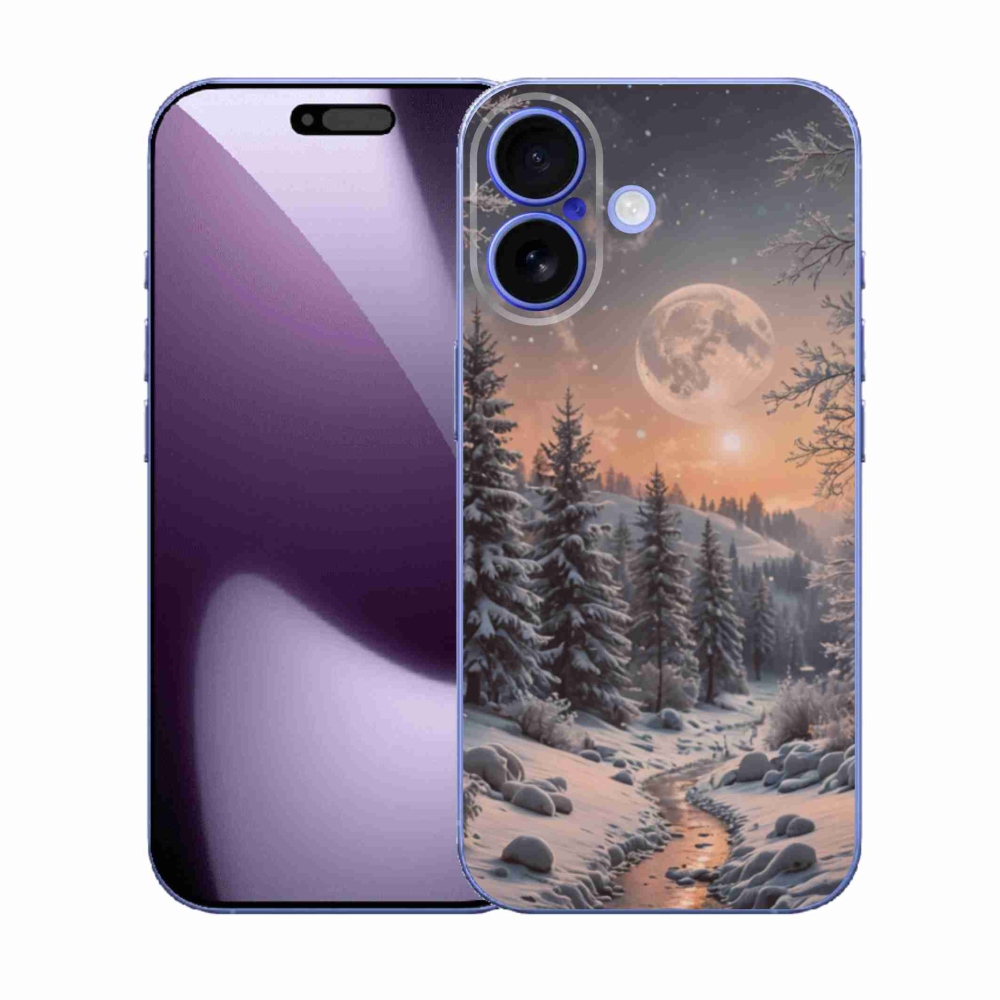 Gél borítás mmCase iPhone 17 - téli tájkép 2